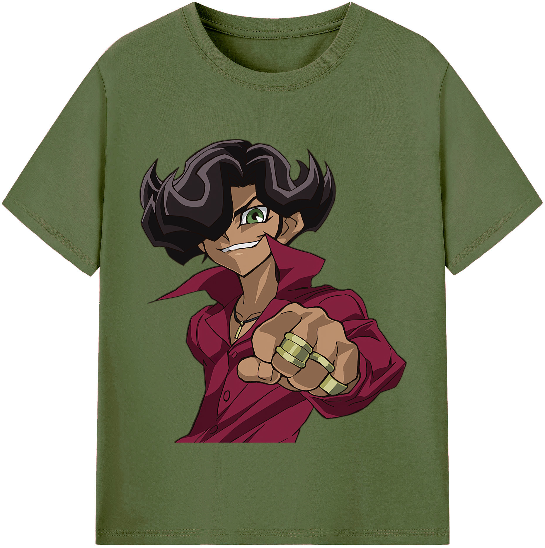 （画像用） 遊☆戯☆王 Yu-Gi-Oh! 綿100％半袖Tシャツ（フロントプリント）